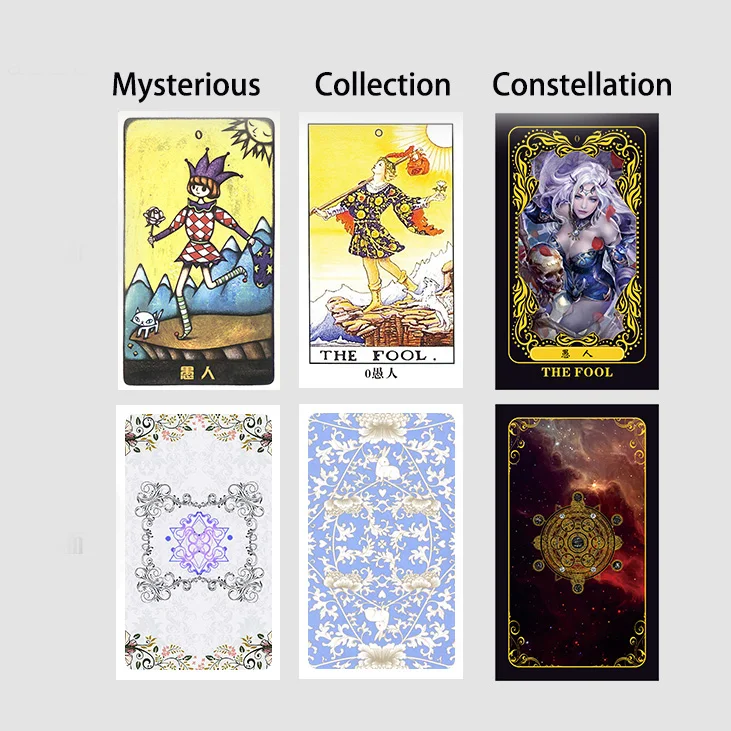 Misterios/Constelație/Colecție de Tarot 78 BUC/Set de Cărți de Tarot Joc de Bord Chineză/engleză Ediție Carti de Joc