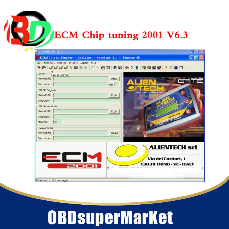 ECM Chip tuning 2001 V6.3 cu 11500 Drivere ECM chiptuning cu software-ul de transport maritim on-line