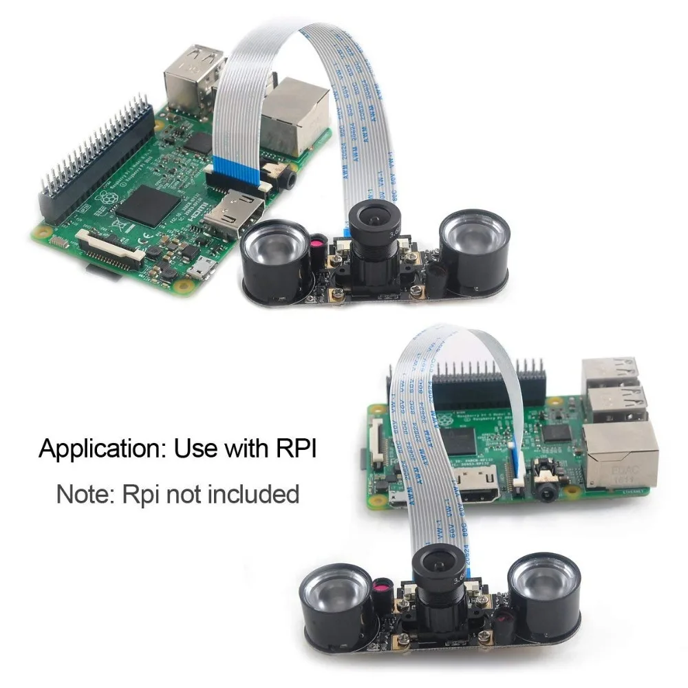 Pentru Raspberry Pi aparat de Fotografiat Viziune de Noapte Camera cu Focalizare Reglabilă Modul 5MP OV5647 Webcam Video 1080p pentru Raspberry-pi 2/3/B/B+