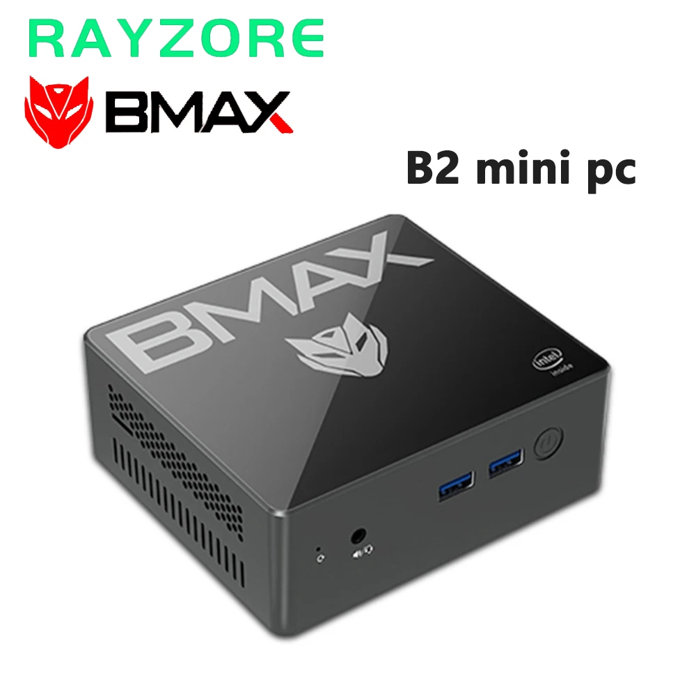 BMAX B2 Mini Pc cu Windows 10 Procesor Intel Celeron N3450 8 GB LPDDR4 128GB SSD Desktop Mini PC cu 4 Nuclee Si 4 Fire de Frecvență de Bază