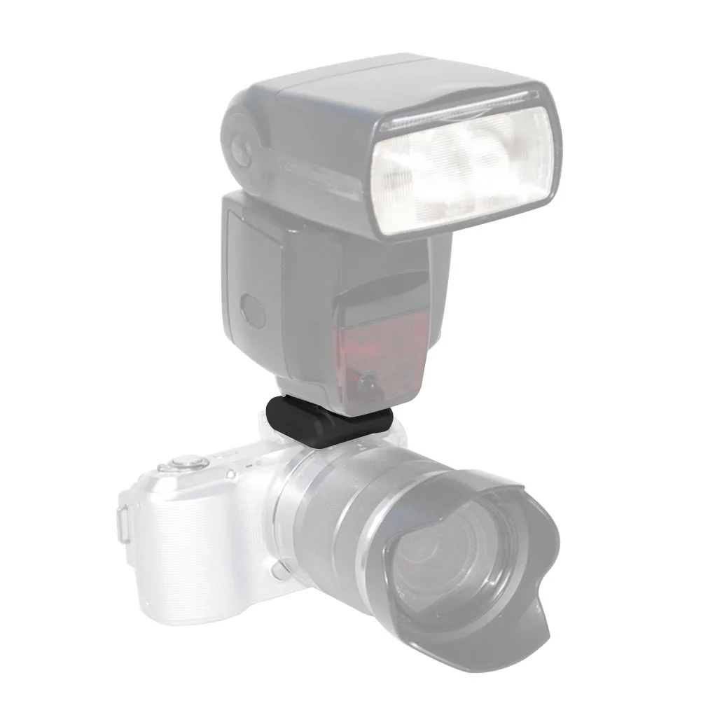 Durabil Profesionale Titularul Flash Stand Muntele Converter Accesoriu Camera Fotografie Hot Shoe Adapter Metal Pentru Sony NEX C3 5C