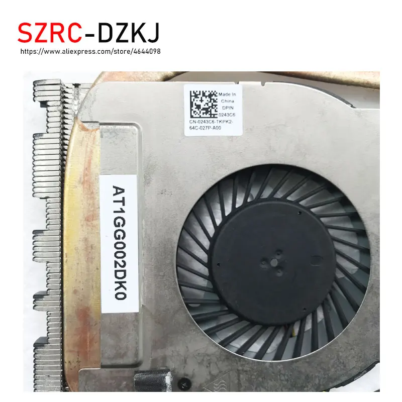 SZRCDZKJ Original Pentru Dell eInspiron5559 5558 3559 3459 0243C6 Ventilatorului de Răcire Radiator de Montaj Radiator Cooler de LUCRU AT1GG002DK0