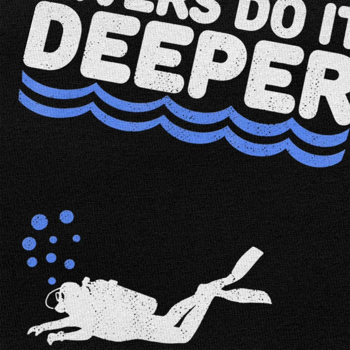 Unic Scuba Diving Tee Topuri pentru Bărbați Mâneci Scurte Scafandri Face mai Adânc Aventură Subacvatică T-shirt Bumbac se arunca cu capul T shirt Îmbrăcăminte