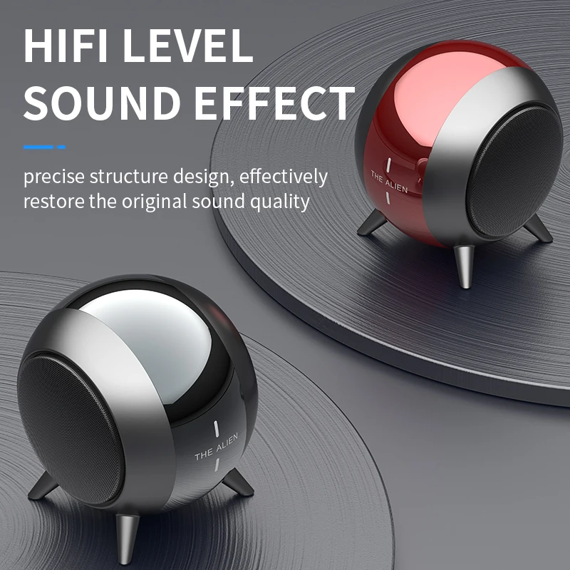 Metal Retro soundbar wireless Bluetooth speaker Mini hifi Bluetooth difuzoare Sunet de bass Music Speaker