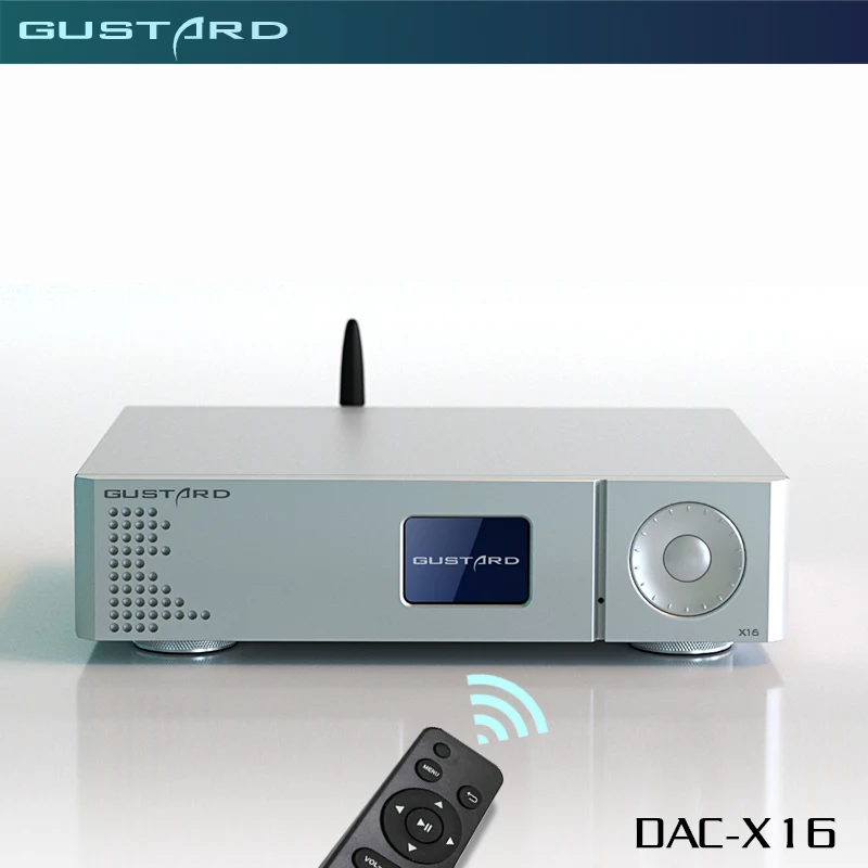 GUSTARD DAC-X16 Bluetooth5.0 Decodor Dublu ES9068AS Nativ Echilibrat DAC Complet de Decodare DSD512 XU216 USB IIS X16
