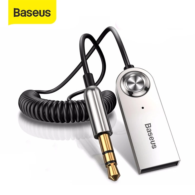 Baseus BA01 USB Bluetooth Receptor Bluetooth Transmițător 5.0 Masina AUX de 3,5 mm Adaptor Bluetooth Audio Cablu Pentru Speakerx Căști