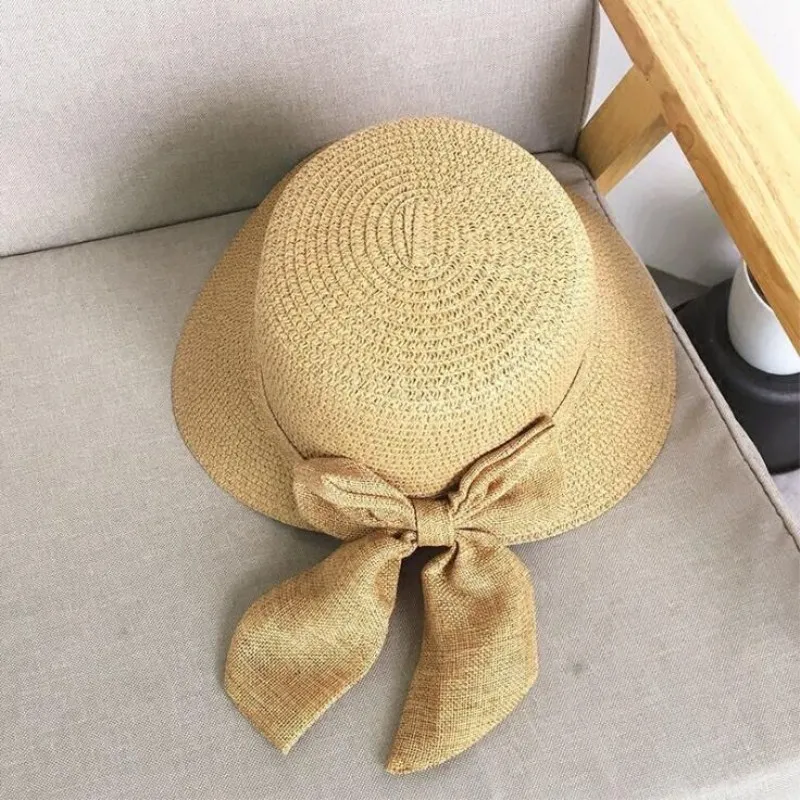 2018 Femei Pălărie de Soare Funda Mare Margine Largă Floppy Pălării de Vară Pentru Femei Beach Panama Paie Pălărie Găleată Soare Vizieră de Protecție Femme Capac