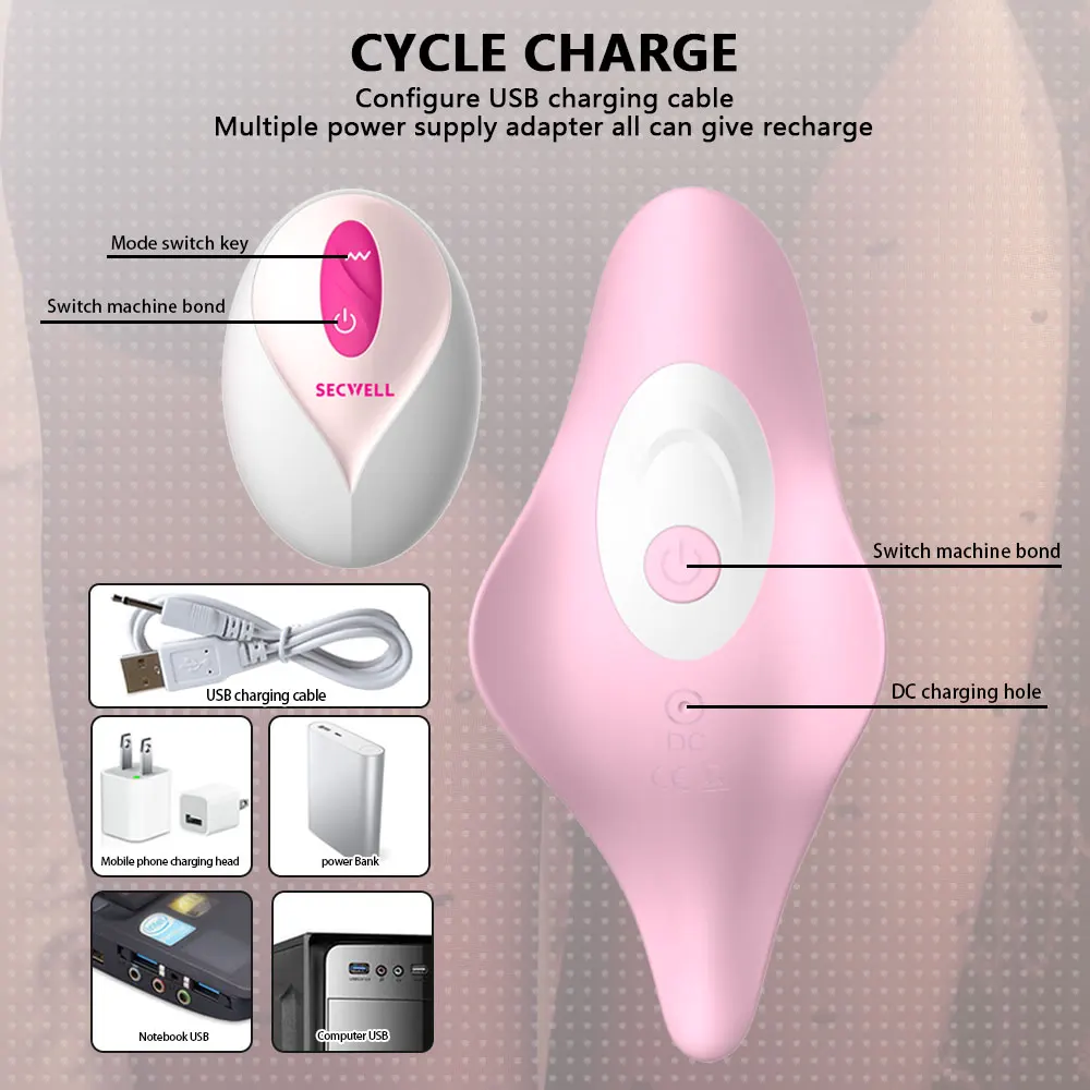 YAFEI stimulator clitoridian portabil pantalon vibrator wireless de control de la distanță invizibil vibratoare ou de sex feminin de sănătate jucărie sexuală