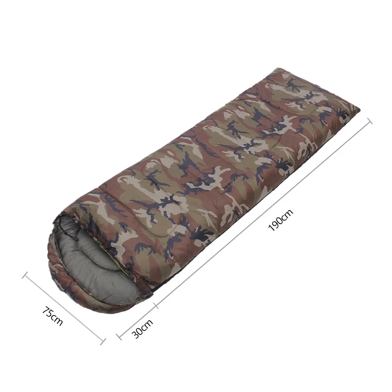 În Aer Liber Camping Plic Sac De Dormit Camuflaj Despicare Sacul De Dormit Poate Fi Covor Sau O Carpetă Multi Scop Cald Accesorii