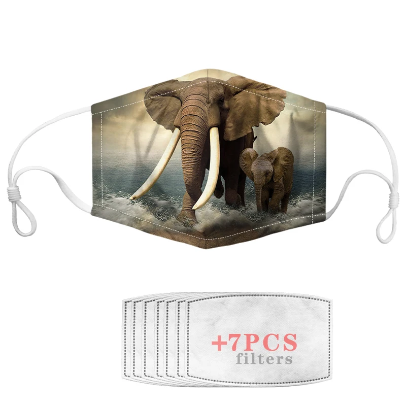 Unisex Fata de Gura Masca de Animal Elefant Modele Baieti Moda Copii Mască Pentru copii Fata de Oameni Dropshipping en-Gros