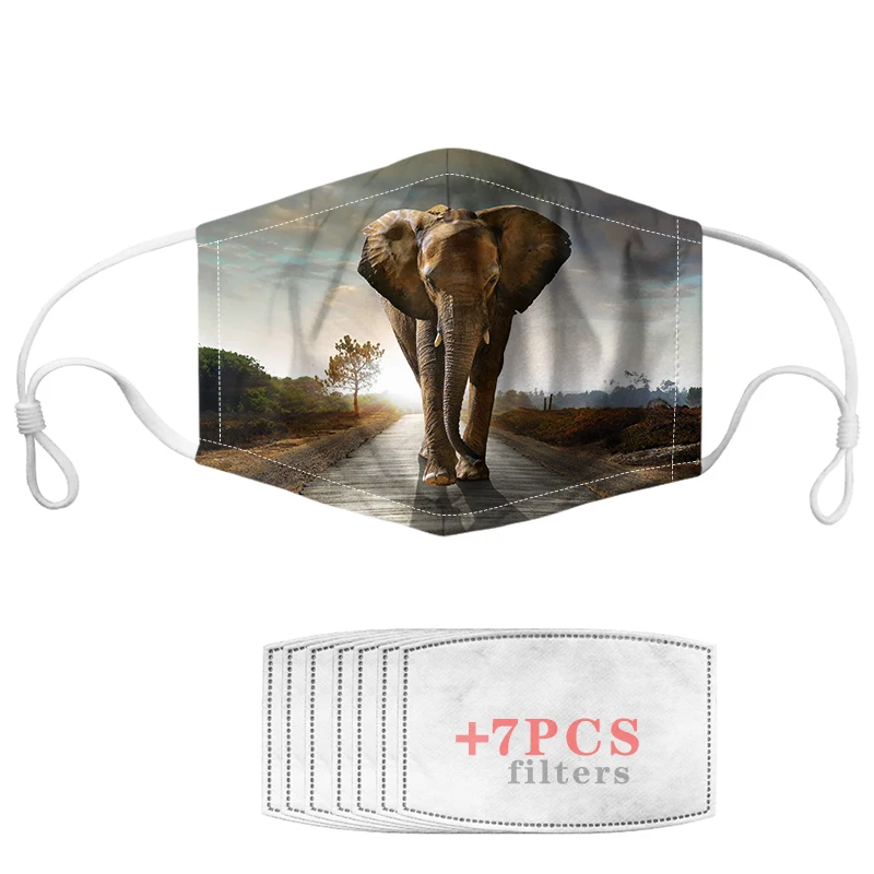 Unisex Fata de Gura Masca de Animal Elefant Modele Baieti Moda Copii Mască Pentru copii Fata de Oameni Dropshipping en-Gros
