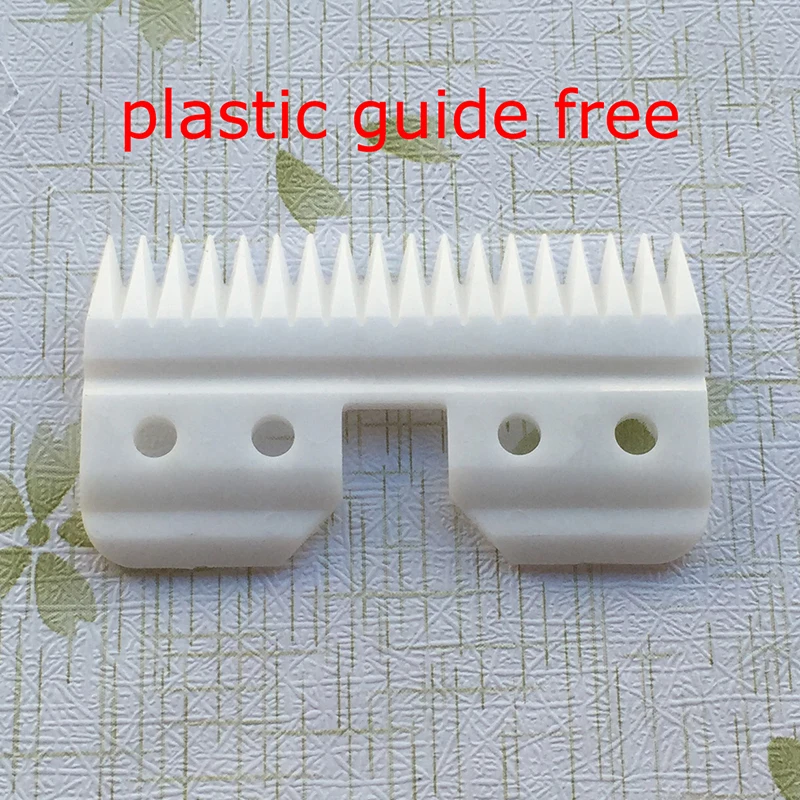 Transport gratuit 18teeth ceramice se deplasează lama se potrivesc oster A5 lama cu blister de plastic ghid gratuit
