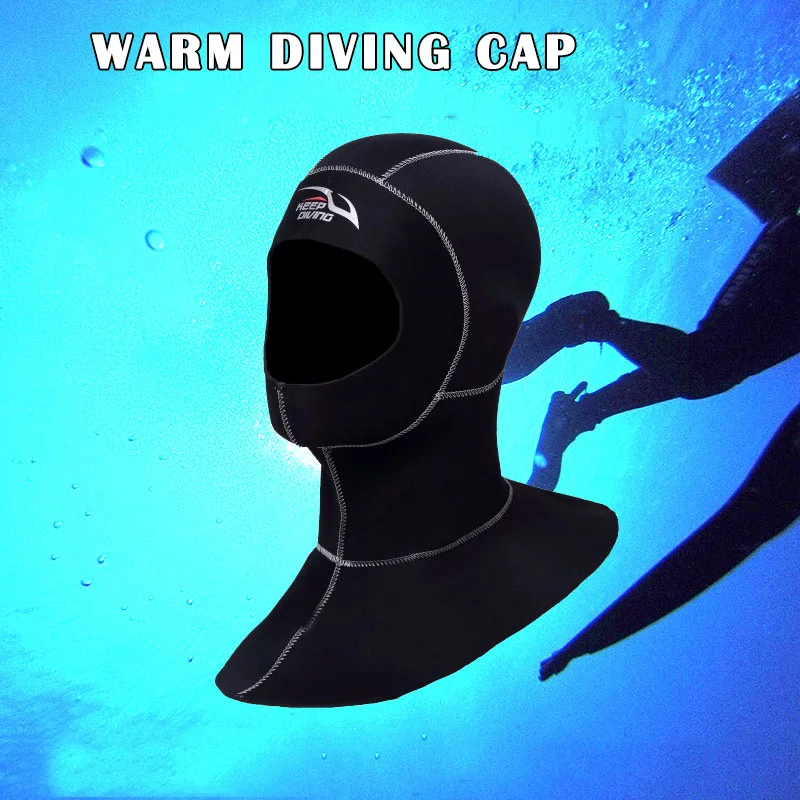3MM Neopren Scuba Diving Capota cu Umăr de Scafandru Capota Snorkeling Pălăria Pălăria SAL99