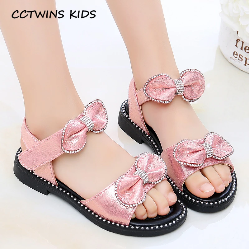 Copii Pantofi de Vară 2020 Nouă Copii Printesa de Moda Sandale Copilul Brand Fluture Plat Copil Fete din Piele Pu Pantofi PY-PS-023