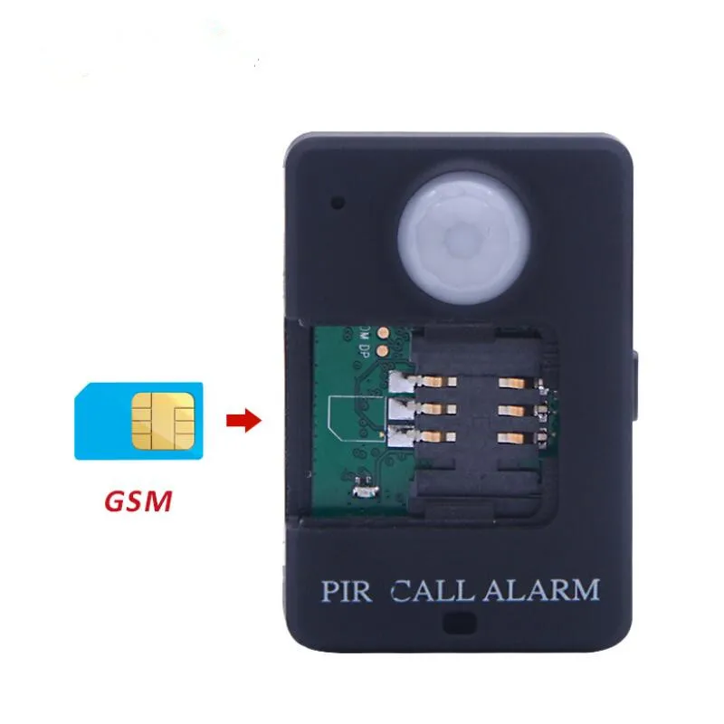 LESHP A9 Mini PIR Senzor de Alarmă Infraroșu fără Fir GSM Alarmă de Înaltă Sensibilitate Monitor de Detectare a Mișcării Anti-furt UE Plug