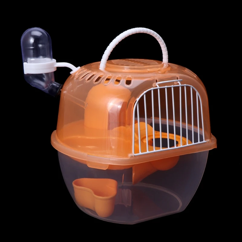 Cusca Hamster În Aer Liber, De Călătorie Portabil Dublu Strat Casa De Locuit Realizarea Plastic #0725