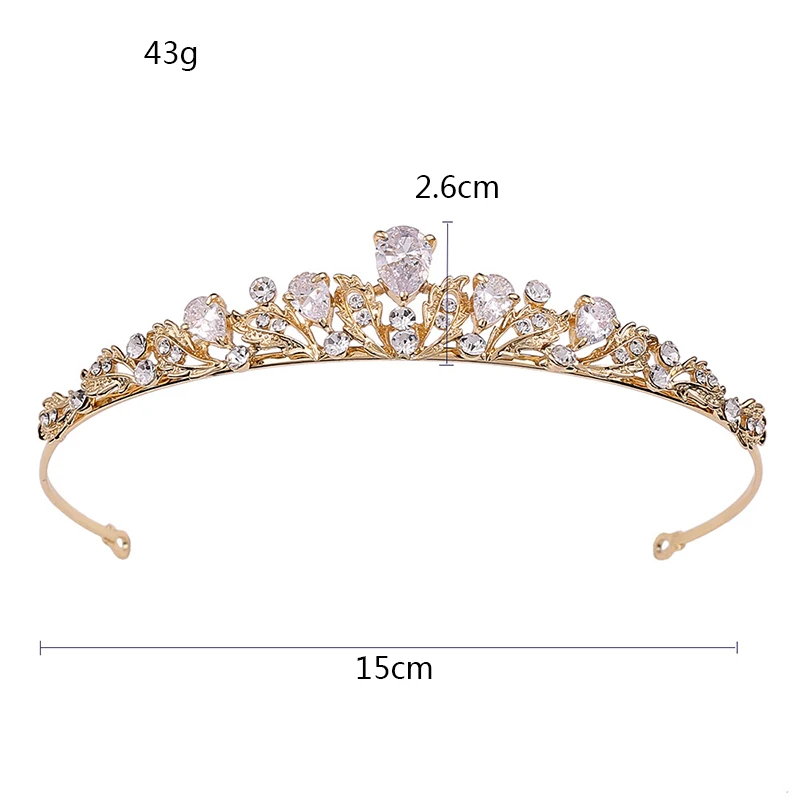 Baroc de Aur/Argint de Culoare Imitație Pearl Tiara Manual Strălucitoare Stras Coroana de Nunta Accesorii de Par pentru Femei Headpeice XH
