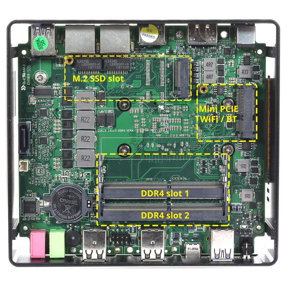 Mini PC Intel Core i7 10510U 8650U i5 8250U i3 Computer Windows 10 2*DDR4 M. 2 SSD 8*USB Tip DP-C 2*LAN WiFi 4K HTPC Desktop NUC