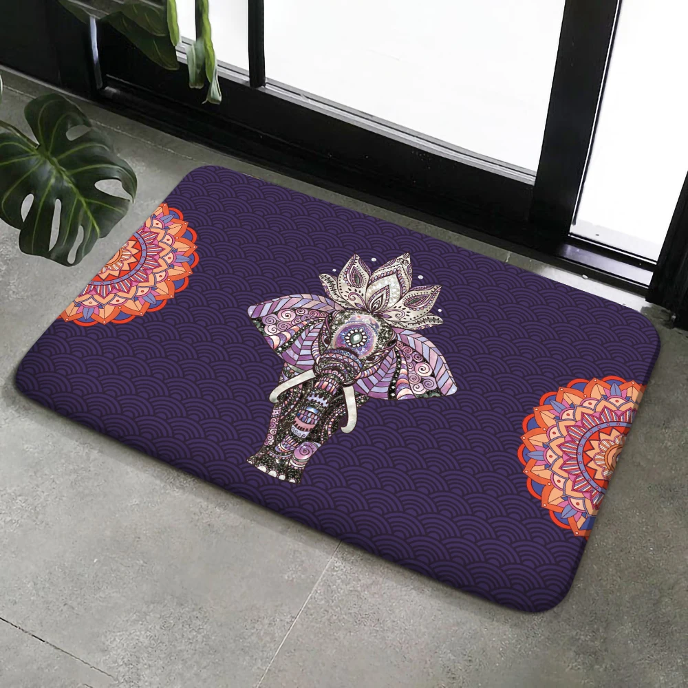 Mandala Stil Violet Non-Alunecare Covor De Lux Modern, Minimalist Acasă Covor Covor Living Decor Mat Cameră Caldă Dormitor Etaj Rezumat