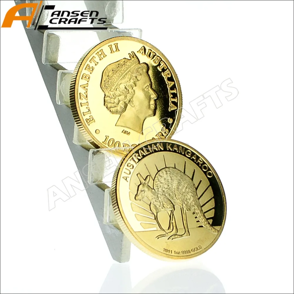 2011 Australian Kangaroon Monedă de Aur cu Copia Fr. Australia