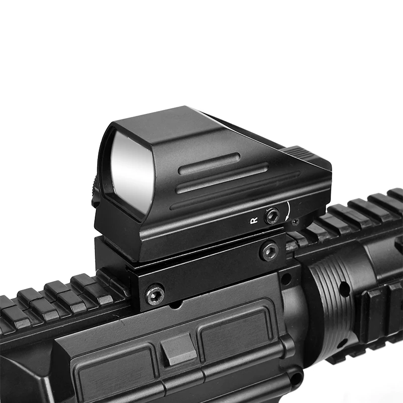 Tactic Reflex Roșu Laser Verde 4 Reticul Holografic Red Dot domeniul de Aplicare Airgun Vedere Vânătoare 11mm/20mm Rail Mount AK