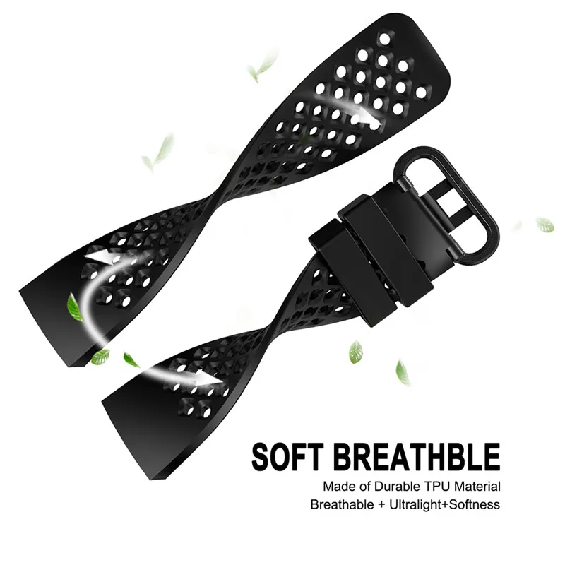 Respirabil Taxa De 3 Curea Pentru Fitbit Bratara Sport Benzi De Silicon Confortabil Bratara Pentru Femei Om