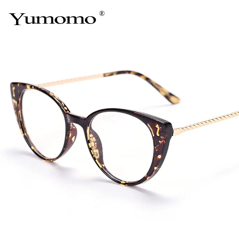 Plastic drăguț retro ochi de pisică cadru ochelari de sex feminin de sex masculin doamna optice moda ochelari de calculator oculos de sol