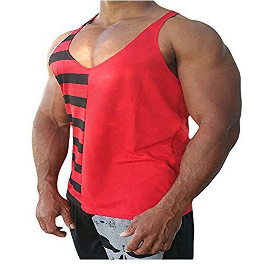 De Brand nou mozaic mens rezervor de top din bumbac pentru bărbați culturism tricouri plus dimensiune mens singlet fitness sport funcționare veste