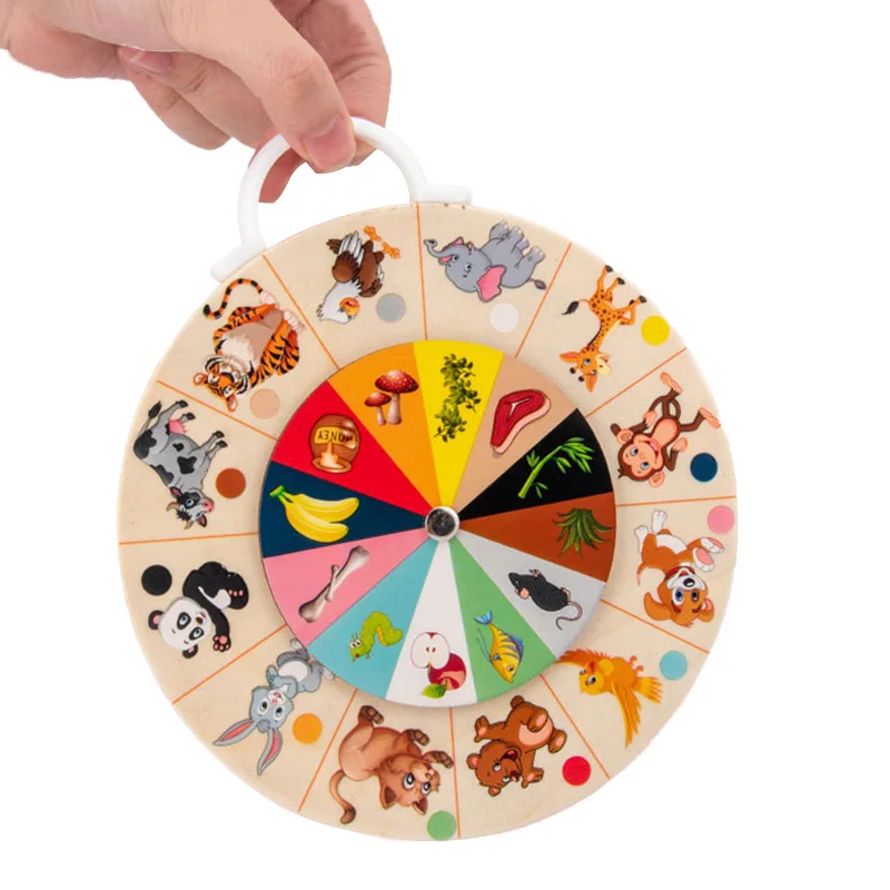 Nouă din Lemn Jucarii Montessori Multifuncțional Meci Animal Matematică Didactice Devreme Jucarii Educative Jocuri de Matematica pentru Copii Jucarii
