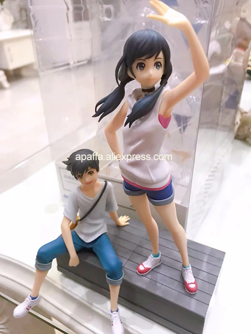 17cm Anime Pop-Up Parada Intemperii Cu Tine Figura Hodaka Morishima Hina Amano figurina Jucarie Cuplu Pasionat Model de Papusa