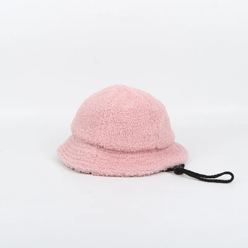2019 Toamna Și Iarna culoare solidă Găleată Pălărie Pescar Pălăria în aer liber, de călătorie pălărie de Soare Capac Pălării pentru copil, băiat și fată de 15