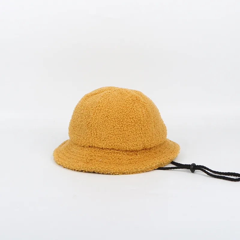 2019 Toamna Și Iarna culoare solidă Găleată Pălărie Pescar Pălăria în aer liber, de călătorie pălărie de Soare Capac Pălării pentru copil, băiat și fată de 15