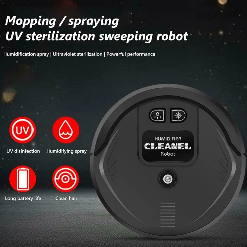 Dezinfectie cu UV Smart ing Robot Aspirator Podea de Auto Aspirație er Modele de Baterii