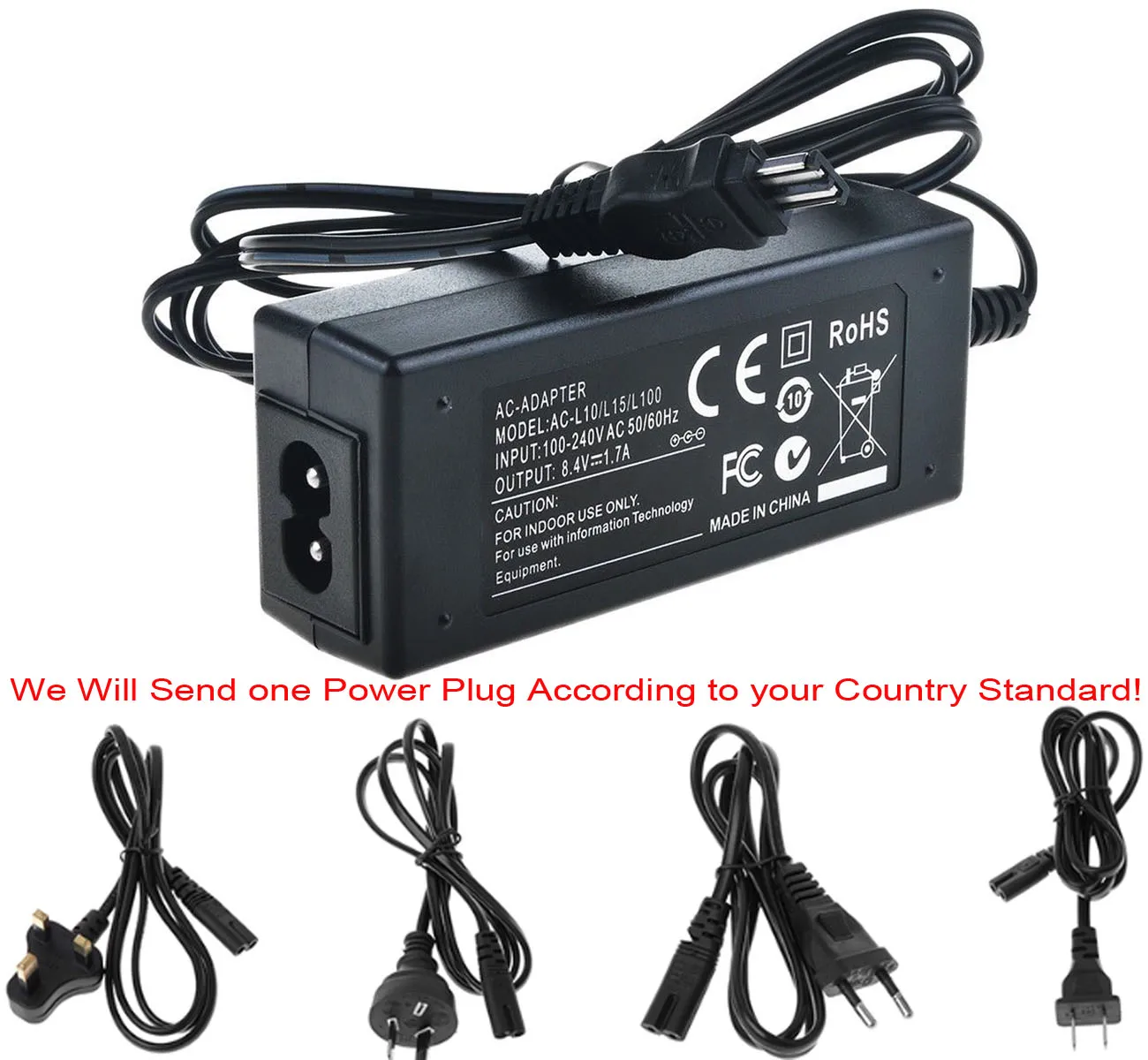 AC Adaptor Incarcator pentru Sony DCR-TRV510E, DCR-TRV520E, DCR-TRV530E, DCR-TRV620E, DCR-TRV720E, TRV730E, TRV740E camera Video Handycam