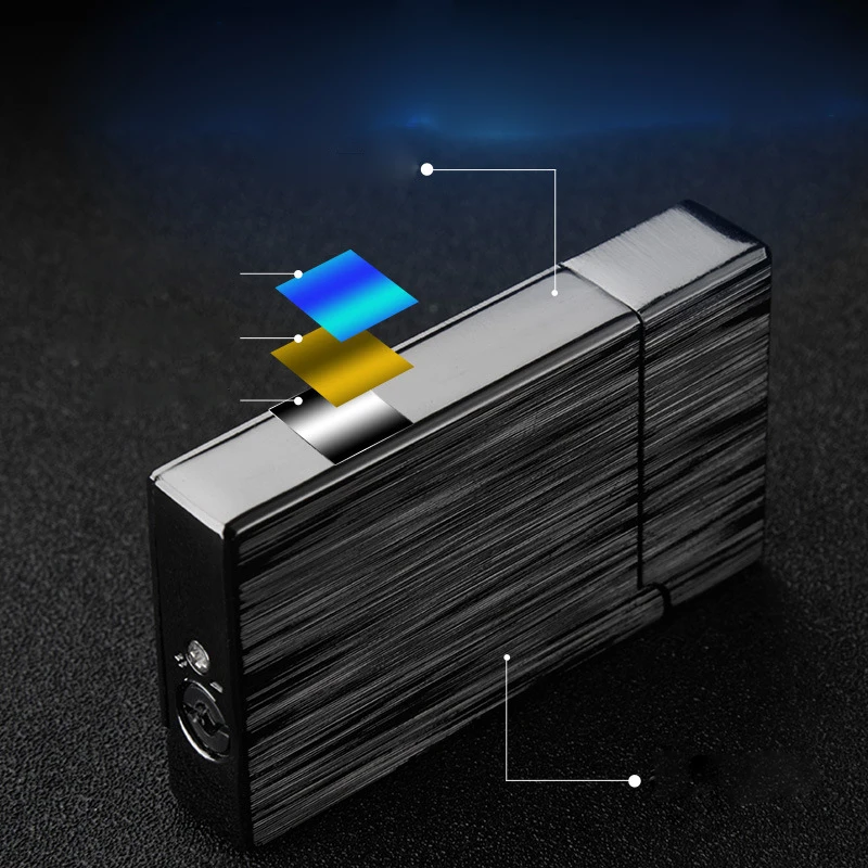 Gadget-Uri Pentru Barbati Electronice Turbo Bricheta Lanterna Brichete Accesorii De Fumat Gaz Bricheta De Metal Trabucuri Țigări Mai Ușoare