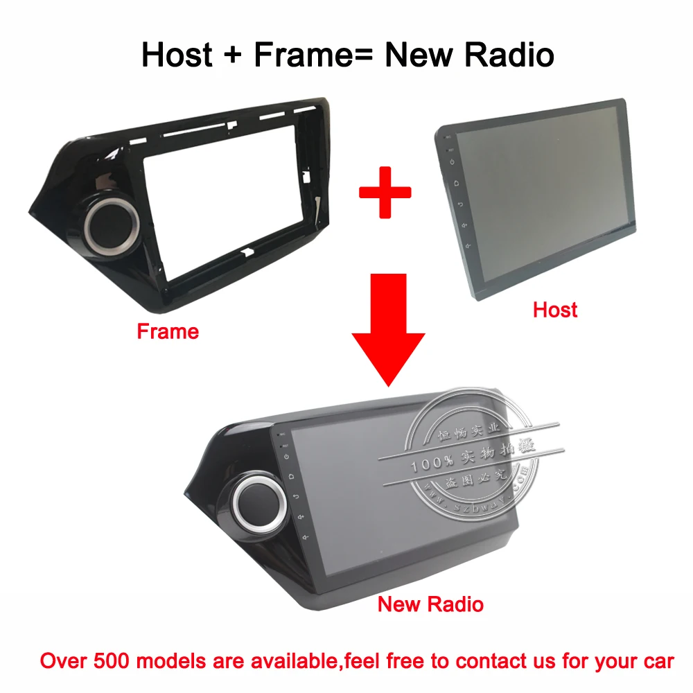 HACTIVOL 2 Din Radio Auto fata placă Cadru pentru JAC Rafina S3 2013-2016 Auto GPS DVD Player panoul de bord mount kit accesorii auto