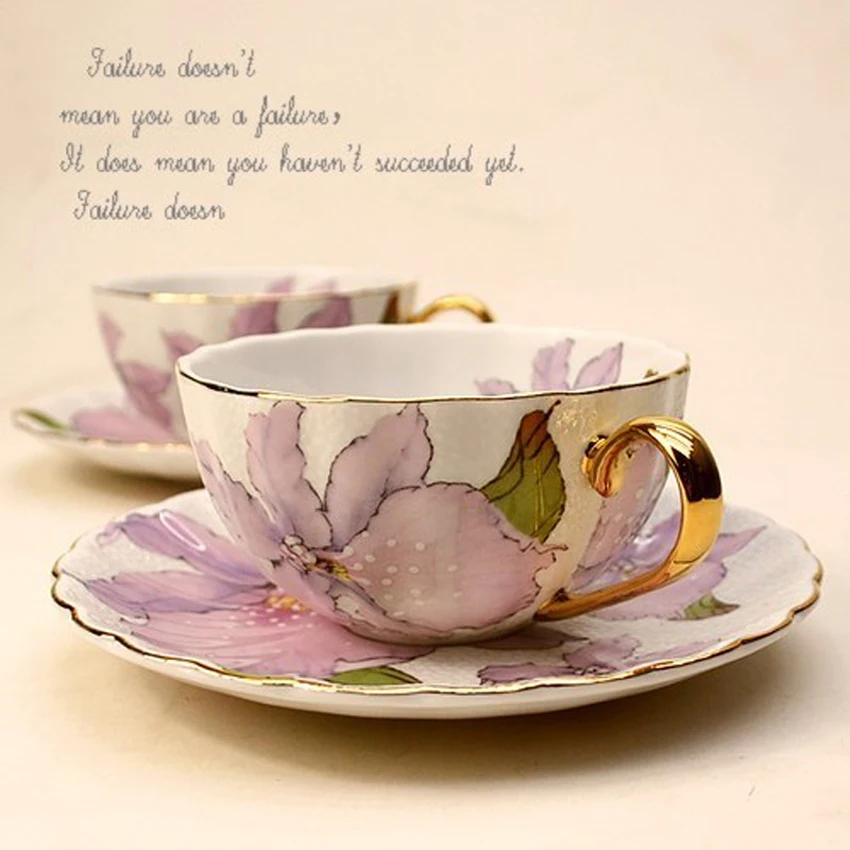Europa Bone China Ceașcă de Cafea din Ceramică Ceașcă de Ceai Farfurie Oală În Set Creativ de Porțelan Ceașcă de espresso Pentru Cadou Petrecere acasă Drinkware