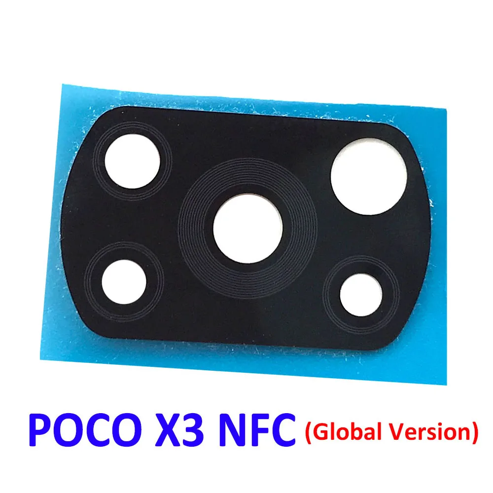 50PCS , Spate aparat de Fotografiat Lentilă de Sticlă de Acoperire Pentru Xiaomi POCO X3 NFC Versiune Globală Cu Adeziv Autocolant