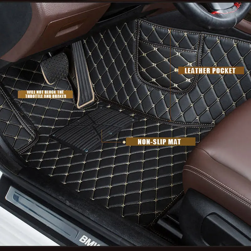 Csutom auto covorase pentru Audi Q7 5 locuri 2006 2007-2016 2017 2018 auto Personalizate picior Tampoane de automobile covor acoperă