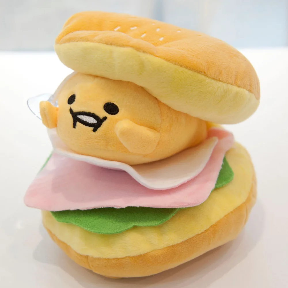 Candice guo! Super drăguț de pluș jucărie minunat gudetama leneș ou Hamburger sushi sandwich umplute pandantiv ziua de Crăciun cadou 1 buc