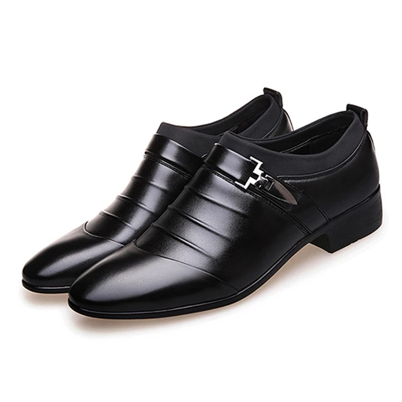 Mens Pantofi Rochie Pantofi de Înaltă Calitate Pentru Oameni de Afaceri, Oameni Pantofi Subliniat Toe Slip-on pentru Bărbați Pantofi de Nunta Plat 38-45 Plus Dimensiune