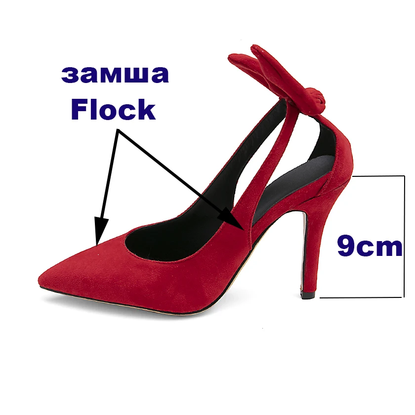 Doamnelor Pompa de Pantofi a Subliniat Toe Stilet Tocuri inalte Fluture nod Partid Dulce Pantofi Pentru Femei Black Mary Janes Plus Dimensiune 34-45