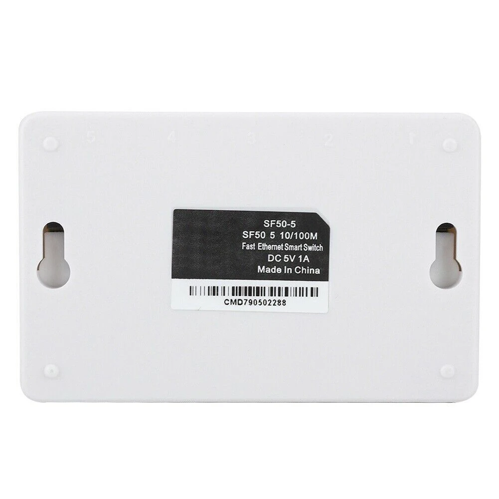 10/100 Mbps, 5 Porturi SUA/UE Plug Rețea Fast Ethernet Switch Hub Splitter Adaptor