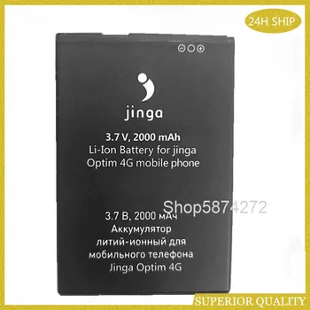 2000mAh Optim 4G Inlocuire Baterie pentru Jinga Optim 4G Baterie de telefon mobil