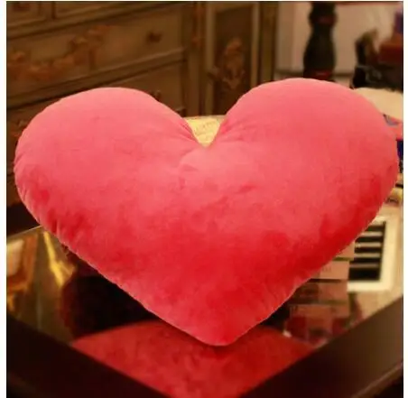 Culoare solidă moale în formă de Inimă pernă perna jucărie de pluș dragoste inima perna stea perna decor acasă