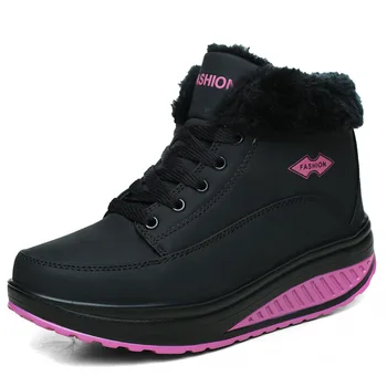 2021 Noi Doamnelor Pantofi Toamna Iarna Femei Glezna Cizme, Adidași Confortabil Platforma Cizme de Zapada pentru Femei Pluș Cald Pantofi WSH3419