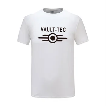 2021 Vara Noi Vault-Tec logo-ul de Jocuri Video Joc Fallout 2 3 4 Teuri Bluze T-Shirt pentru Bărbați clasic, Casual, din Bumbac Îmbrăcăminte homme T-Shir
