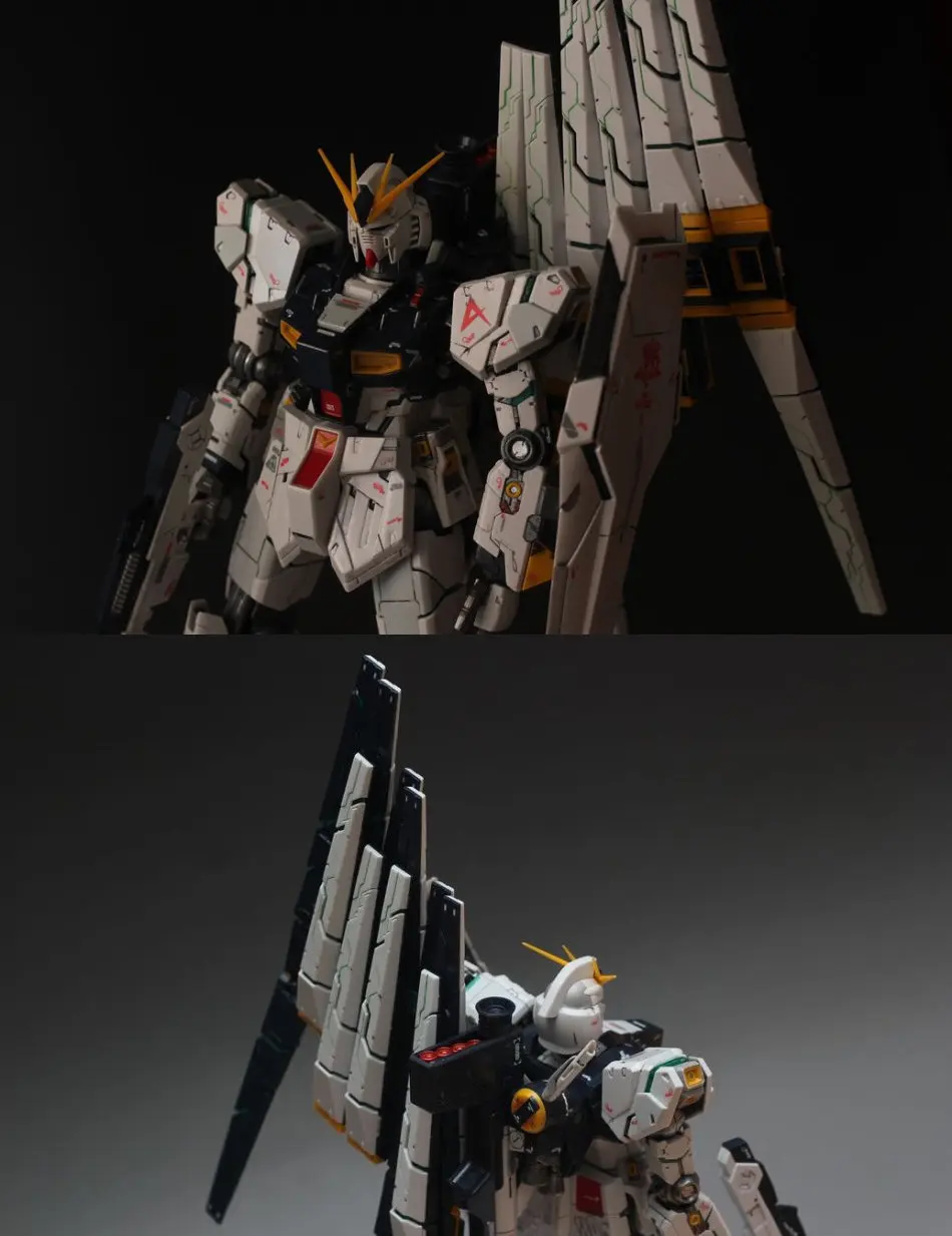 Daban Dublu Fin Pâlnie Unitate Personalizat pentru Bandai MG 1/100 RX-93 v Gundam Ver.ka