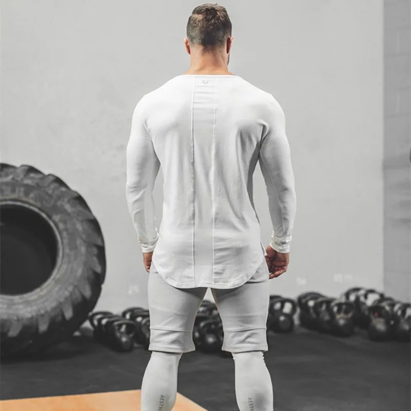 Plasă de Mozaic din Spate de Bumbac Respirabil Strâns Săli de sport T Shirt Mens T-shirt Musculare Fitness Culturism Haine Tricouri Topuri