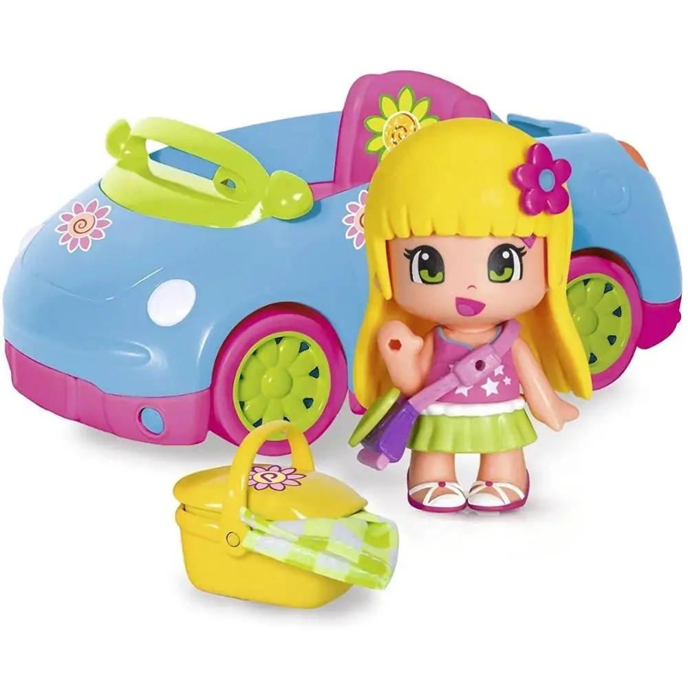 Pinypon, mașină figura, Pin-ul și a pus jucărie, picnic, cu papusa si accesorii, papusi pentru fete, jucarii pentru fete, pinipon